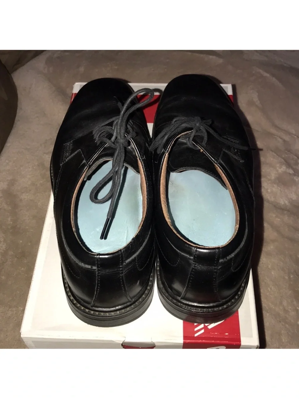 Nunn Bush comfort gel size 8.5 W black dress shoes